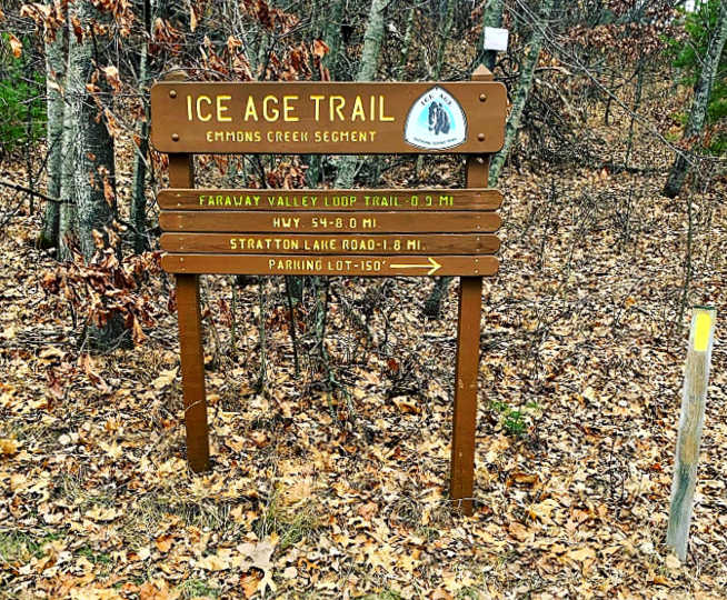 Ice Age Trail Marker