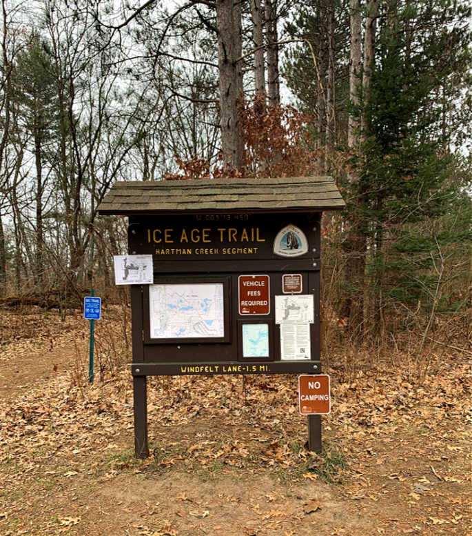 Ice Age Trail Marker