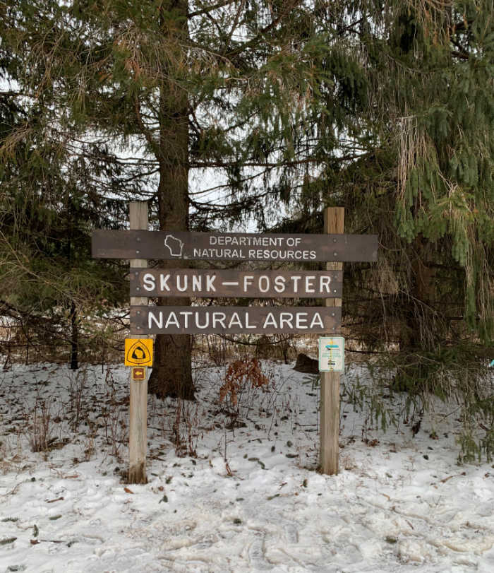 Natural Area Trail Sign